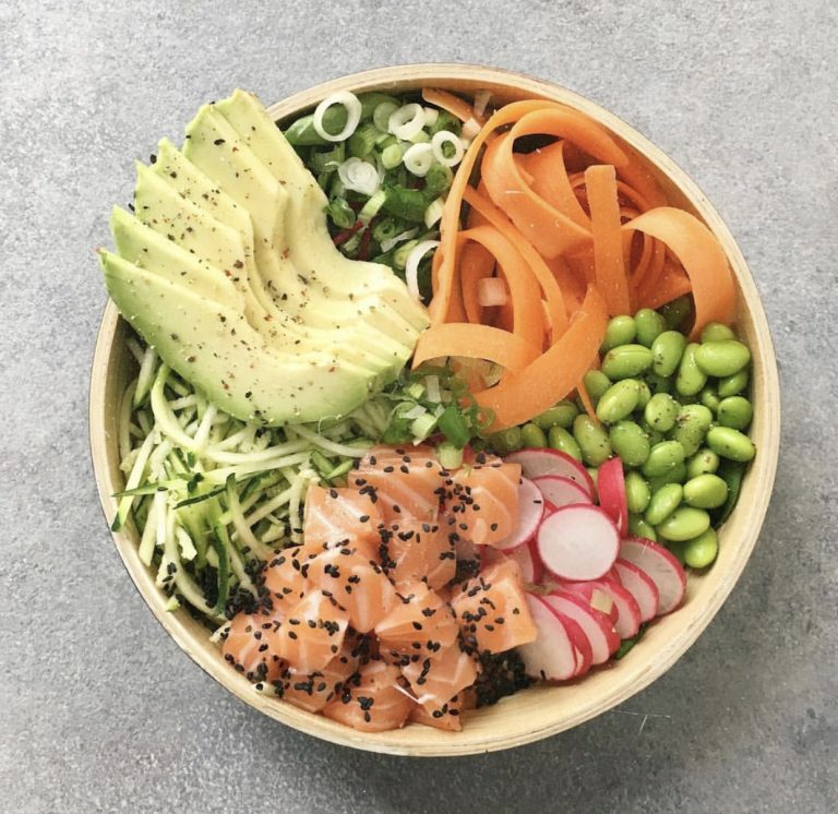 Poke bowl met zalm